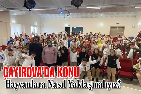 Miniklere sokak hayvanları semineri