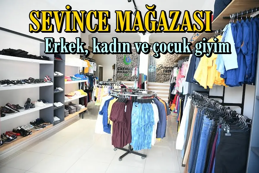 Sevince mağazası ihtiyaç sahiplerinin yanında