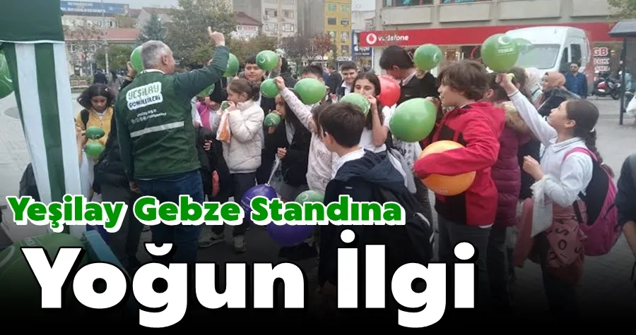 Yeşilay Gebze Standına Yoğun İlgi