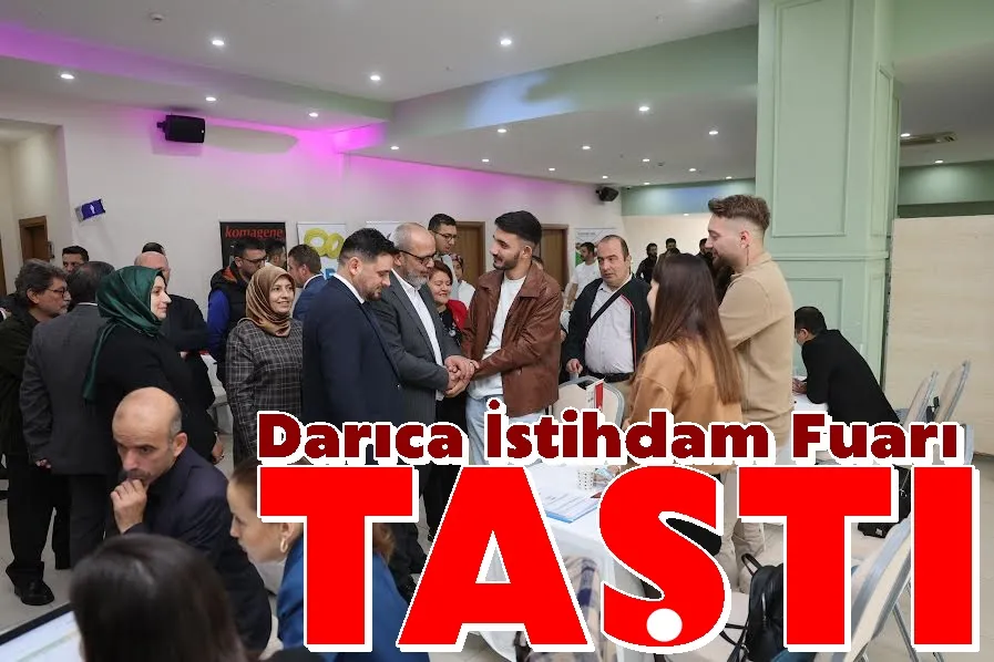 Darıca Belediyesi İstihdam Fuarı yoğun ilgi gördü