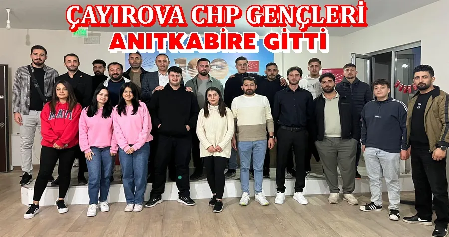 Çayırova CHP Gençleri Anıtkabir