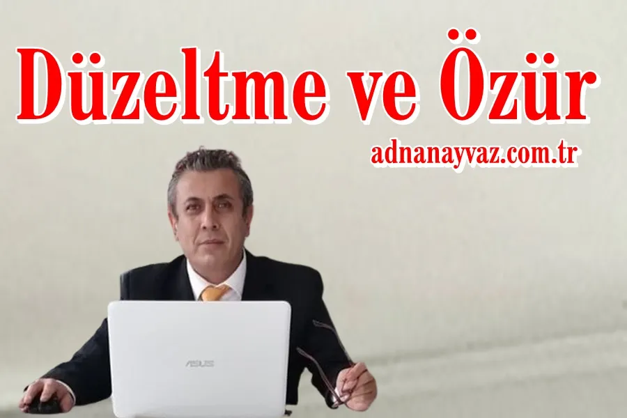 Düzeltme ve Özür