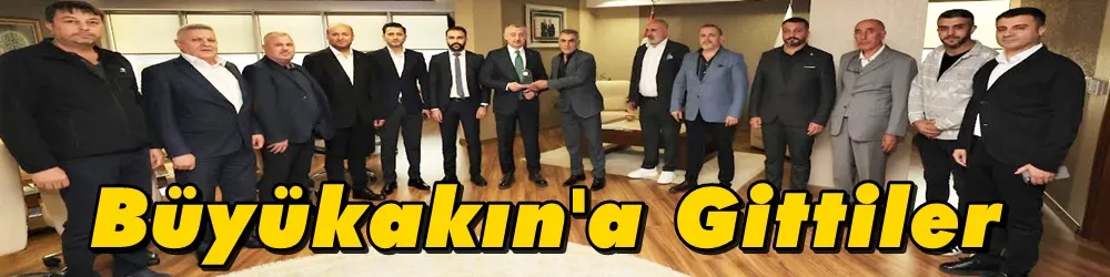 STK’lar, Büyükakın’a geldi