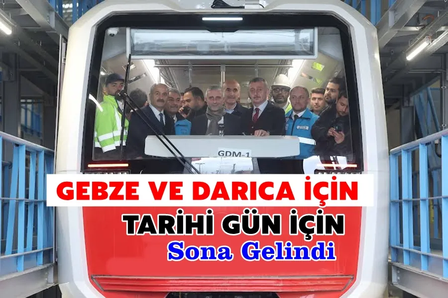 Kocaeli’nin ilk metrosunda geri sayım