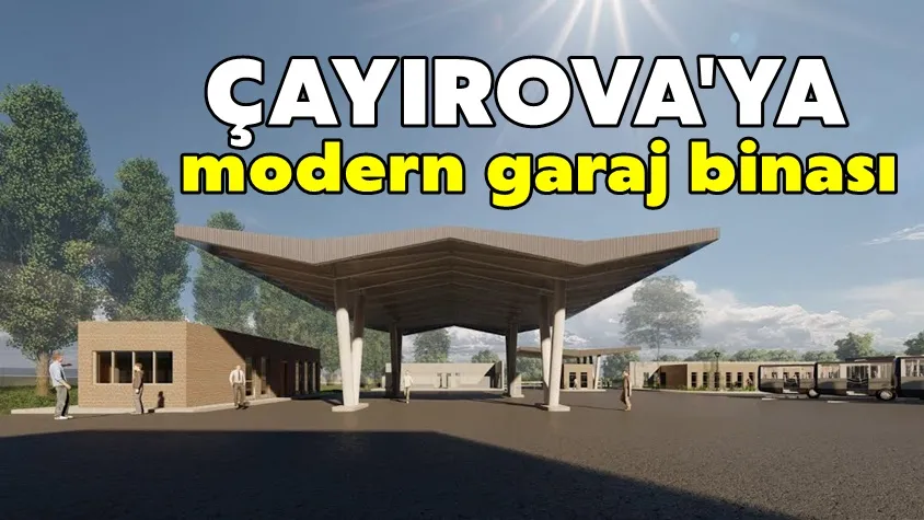 Çayırova’ya modern garaj binası