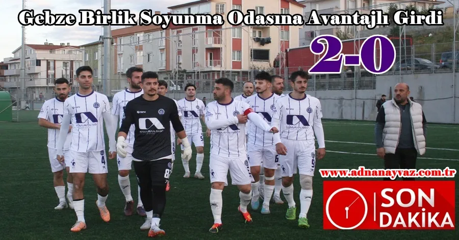 Gebze Birlik- Körfez GB İlk Yarı Bitti..... 2-0