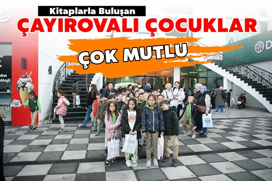 Çayırovalı minikler, kitap günlerinde çok mutlu