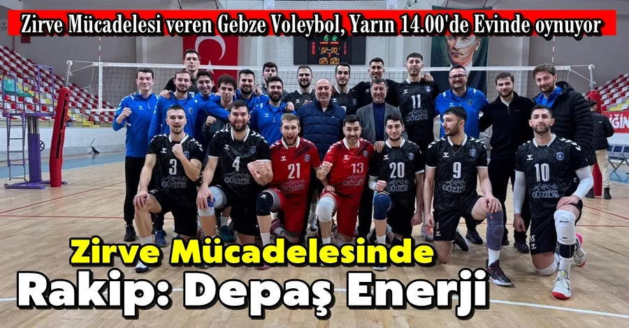 Gebze Voleybol Evinde Enerji Toplayacak