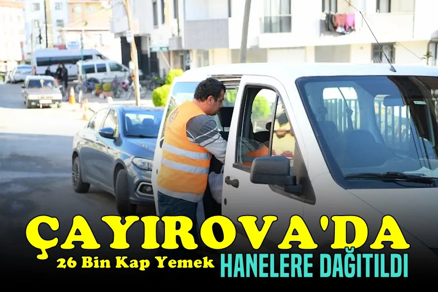 26 bin kap sıcak yemek, hanelere ulaştırıldı