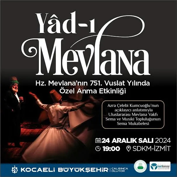 Hz. Mevlana Anılacak