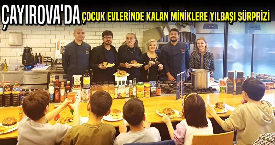 ÇOCUK EVLERİNDE KALAN MİNİKLERE YILBAŞI SÜRPRİZİ