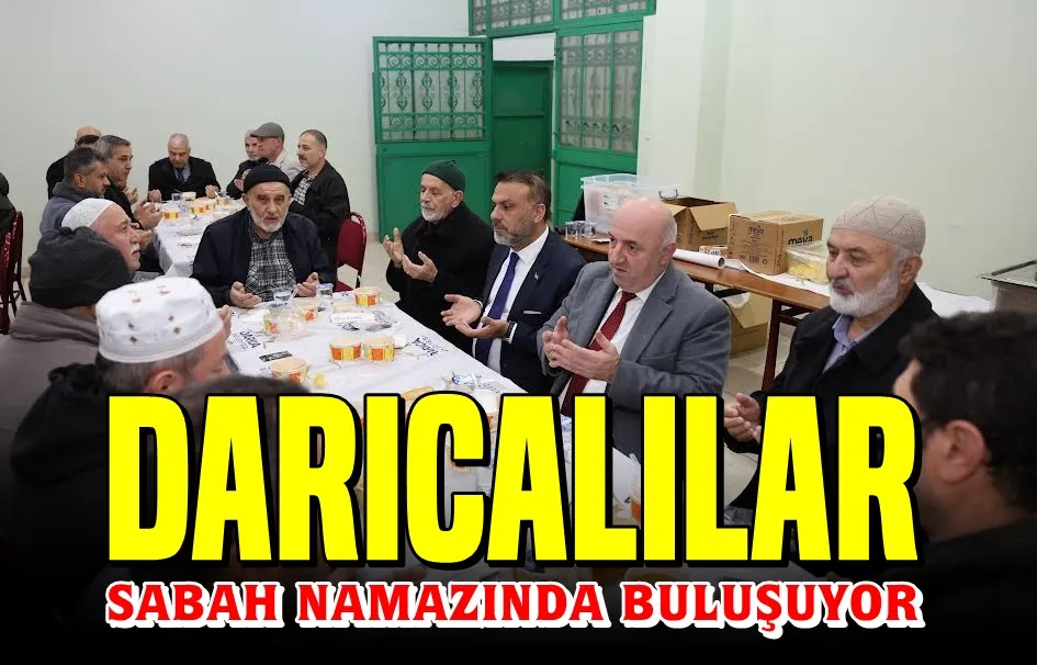 Darıcalılar sabah namazında buluşuyor