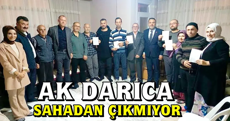 Ak Darıca Sahadan Çıkmıyor