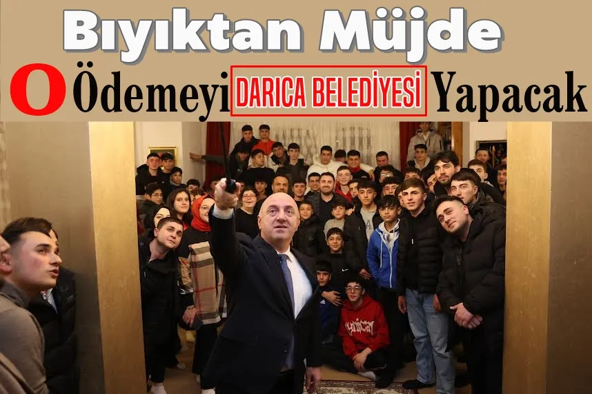 O Ödeme Darıca Belediyesi’nden