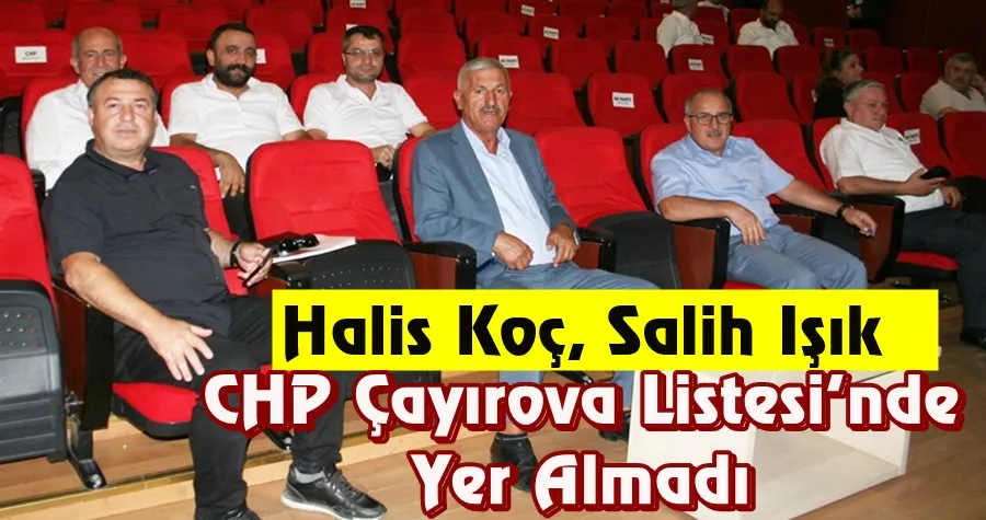 Halis Koç, Salih Işık Listede Yer Almadı