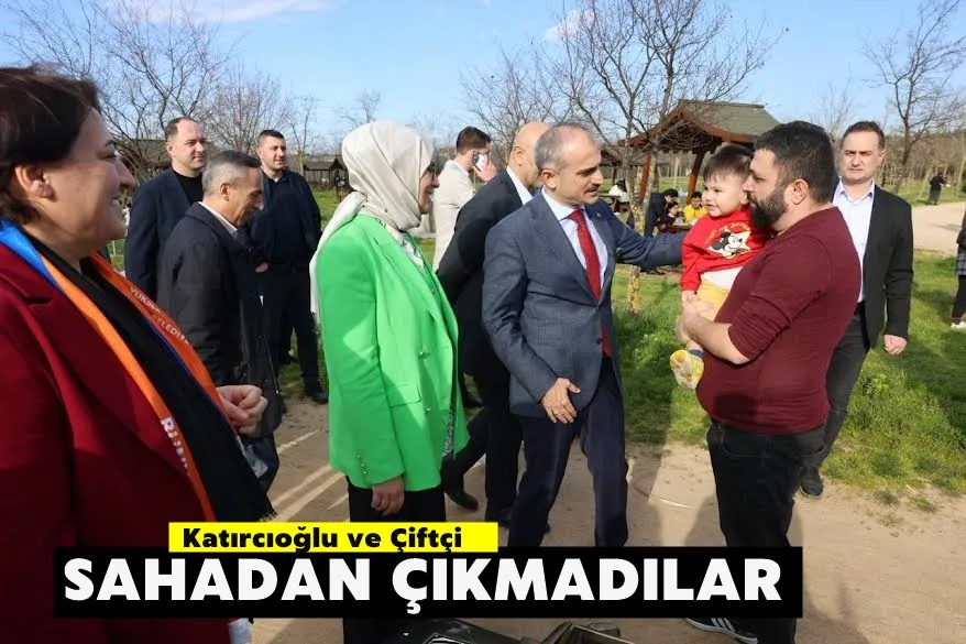 Katırcıoğlu ve Çiftçi, gün boyu sahadaydı