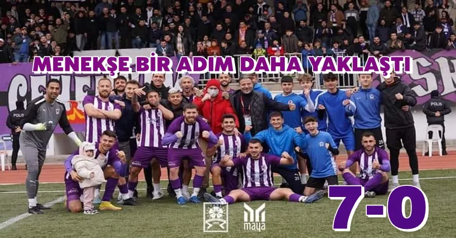 Menekşe Bir Adım Daha Yaklaştı...7-0