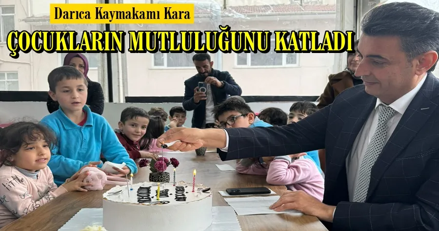 Kaymakam Kara Çocukların Mutluluğunu Katladı