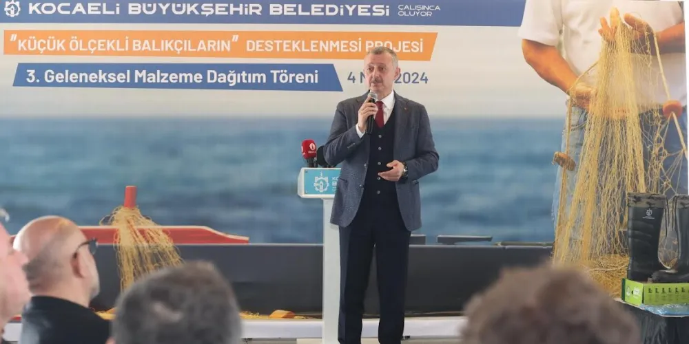 Büyükakın: Balıkçılara  en büyük desteğimiz denizlerimizi temizlemek   