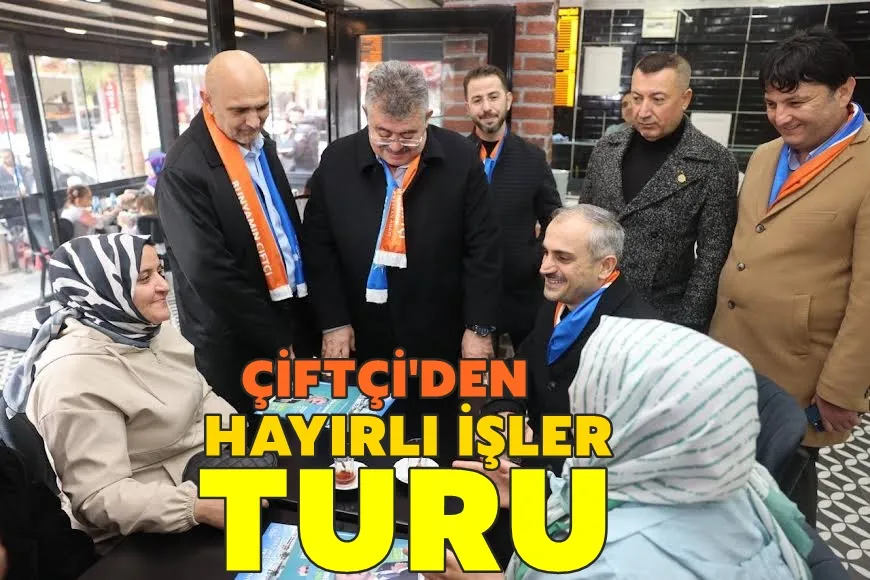 Tipioğlu ve Çiftçi, Fatih Caddesi esnaflarını gezdi