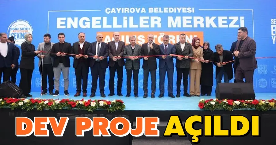 Çayırova Belediyesi Engelliler Merkezi hizmete açıldı