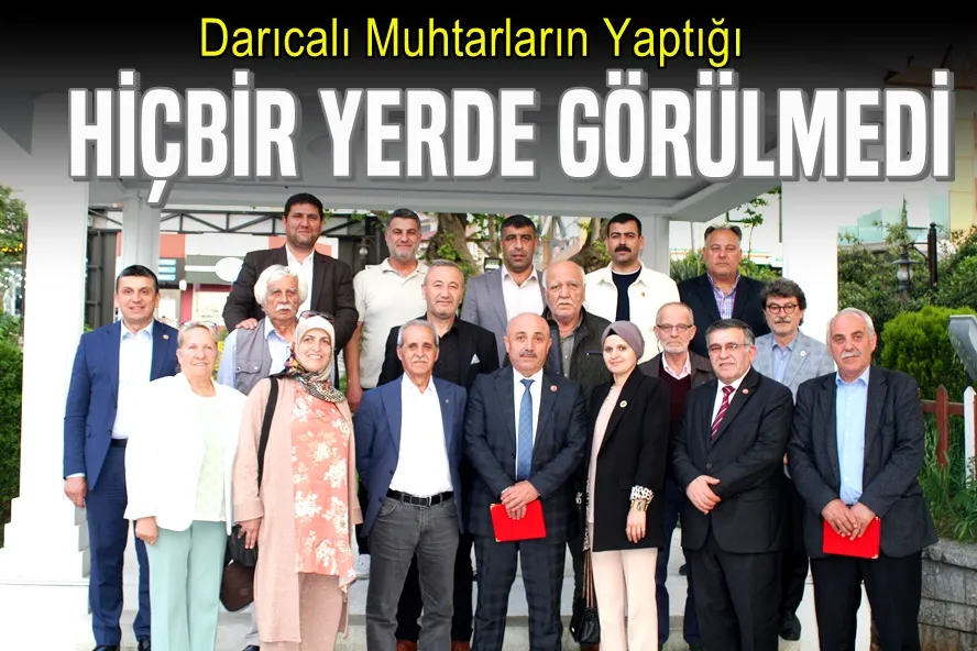 Darıcalı Muhtarlardan Görülmemiş Program