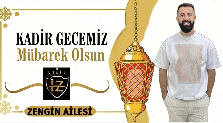 İdris Zengin Kadir Gecesini Tebrik Etti