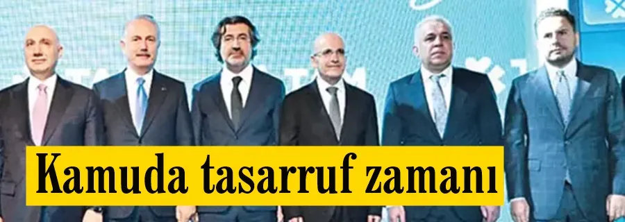 Kamuda tasarruf zamanı