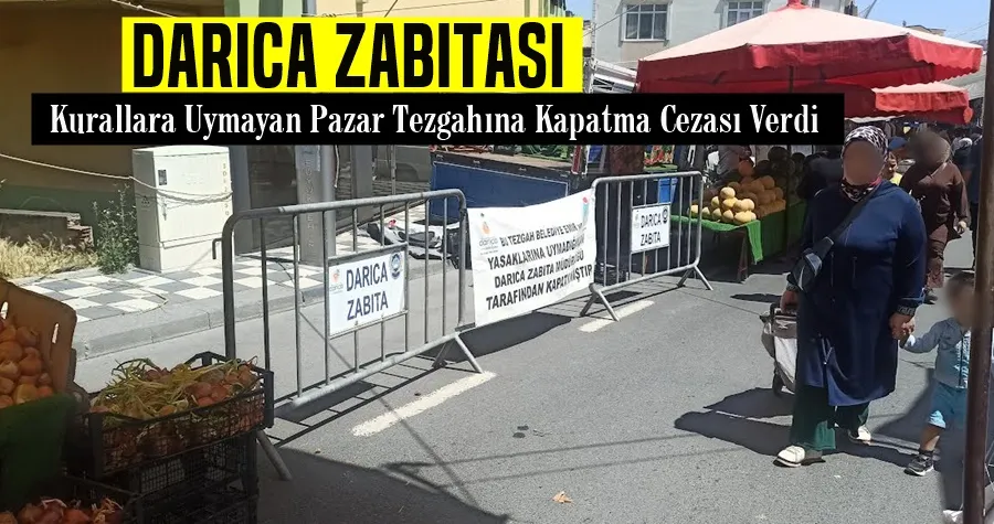 Kurallara Uymayan Tezgaha Kapatma Cezası