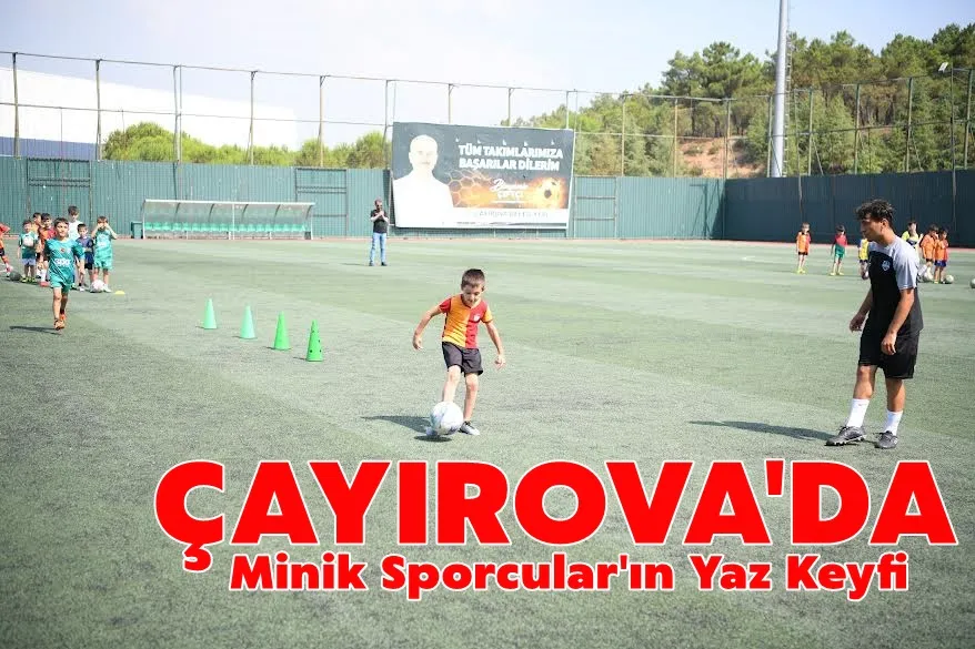 Çayırovalı çocukların yaz spor eğitimleri sürüyor