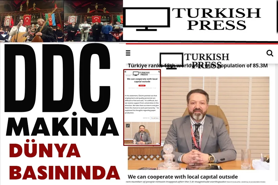 DDC Makina Dünya Basınında