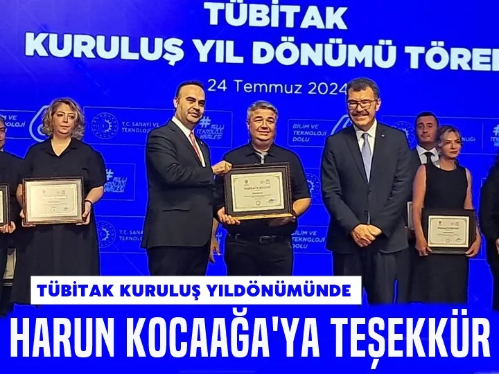 Tübitak Kuruluş Yıldönümünde Harun Kocaağa