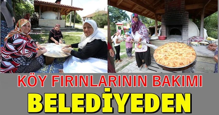 Büyükşehir, köy fırınlarının bakımını yapıyor