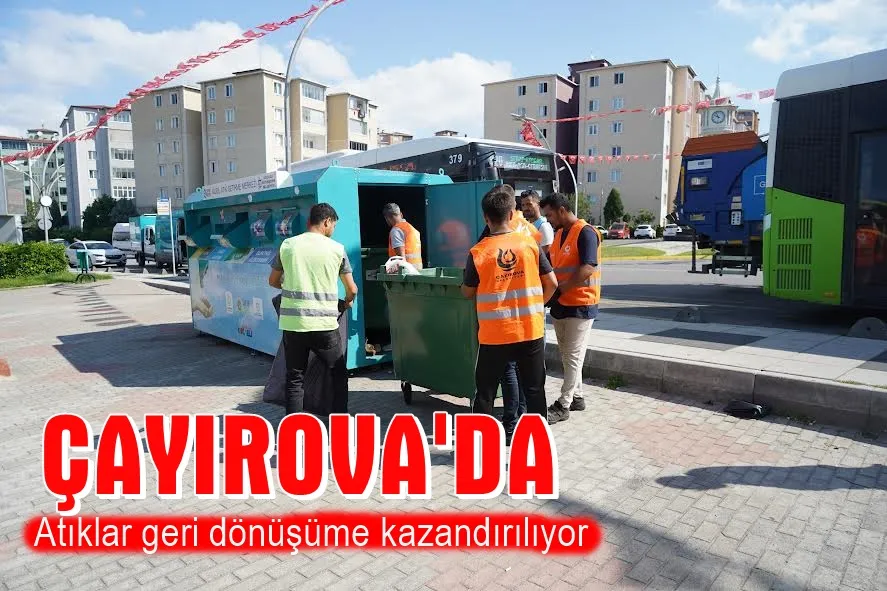 Atıklar geri dönüşüme kazandırılıyor