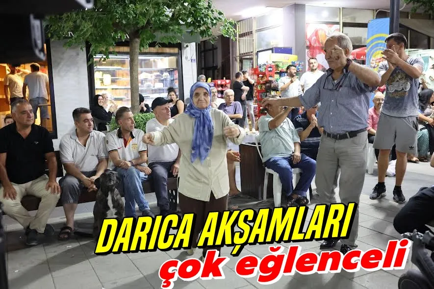 Darıca’da yaz akşamları bir başka güzel