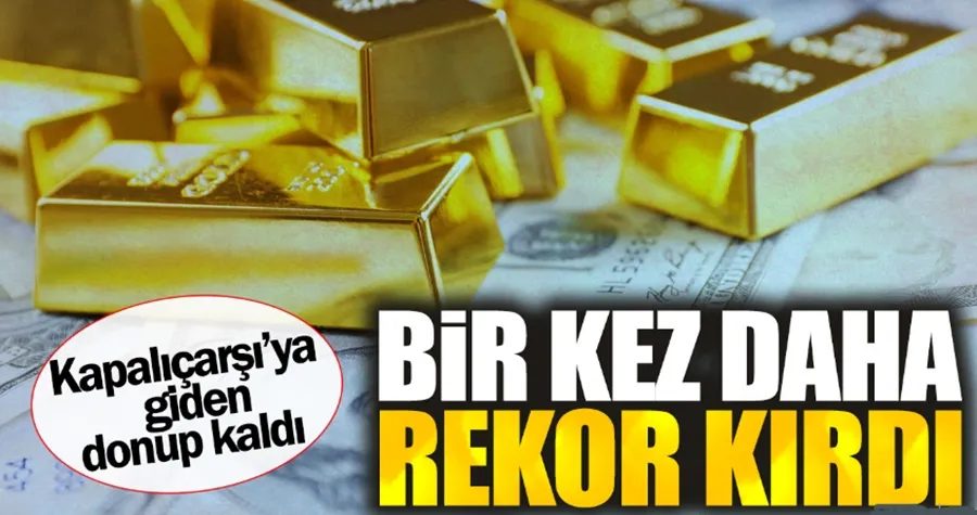 Bir kez daha rekor kırdı