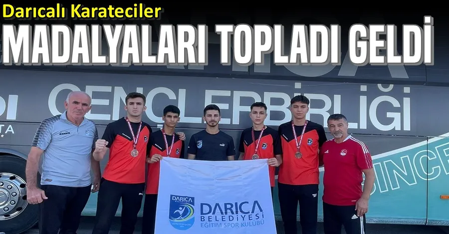 Darıcalı Karateciler Madalyaları Topladı Geldi