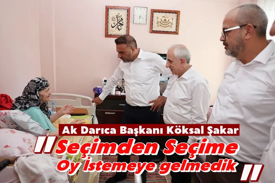 “Seçimden seçime oy istemeye gelmedik!”