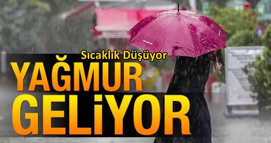 Sıcaklık Düşüyor...Yağmur Geliyor