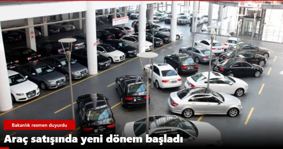 Araç satışında yeni dönem başladı