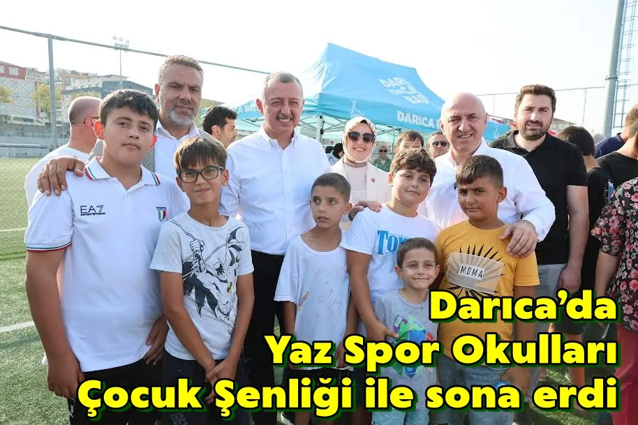 Darıca’da Yaz Spor Okulları Çocuk Şenliği ile sona erdi