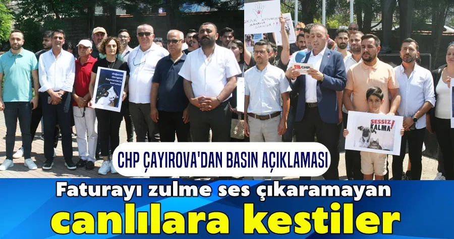 Çayırova CHP: Sessiz Canların Sesi Oldu