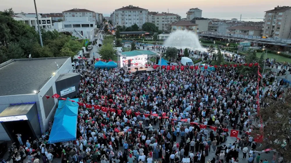 Gebze, Şehit Haniye ve Filistin için meydanda