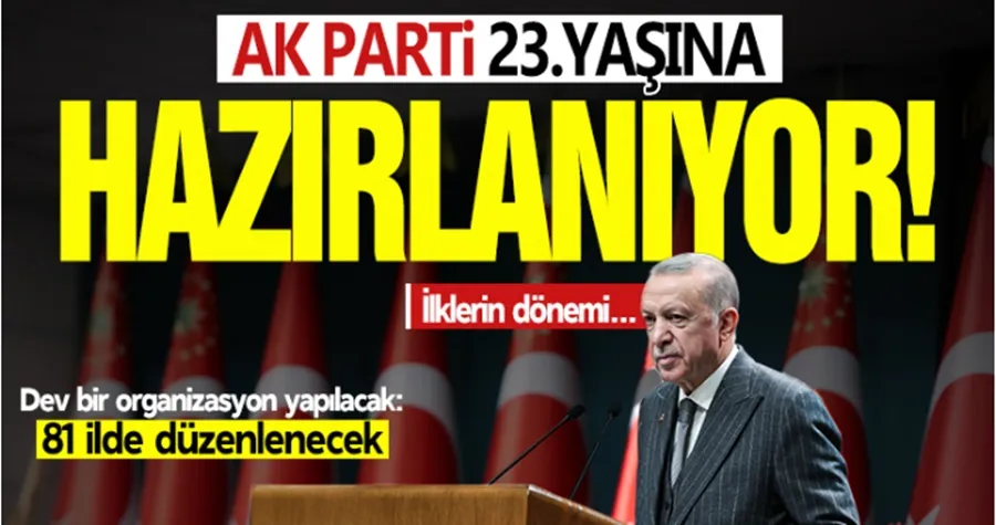 AK Parti 23. yıl dönümü etkinliklerine hazırlanıyor