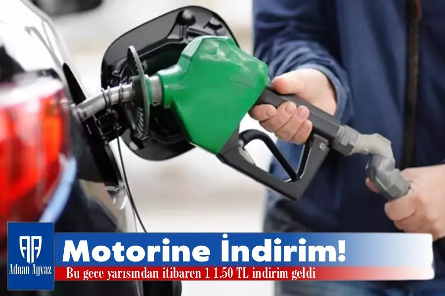 Motorine 1.50 TL indirim geldi