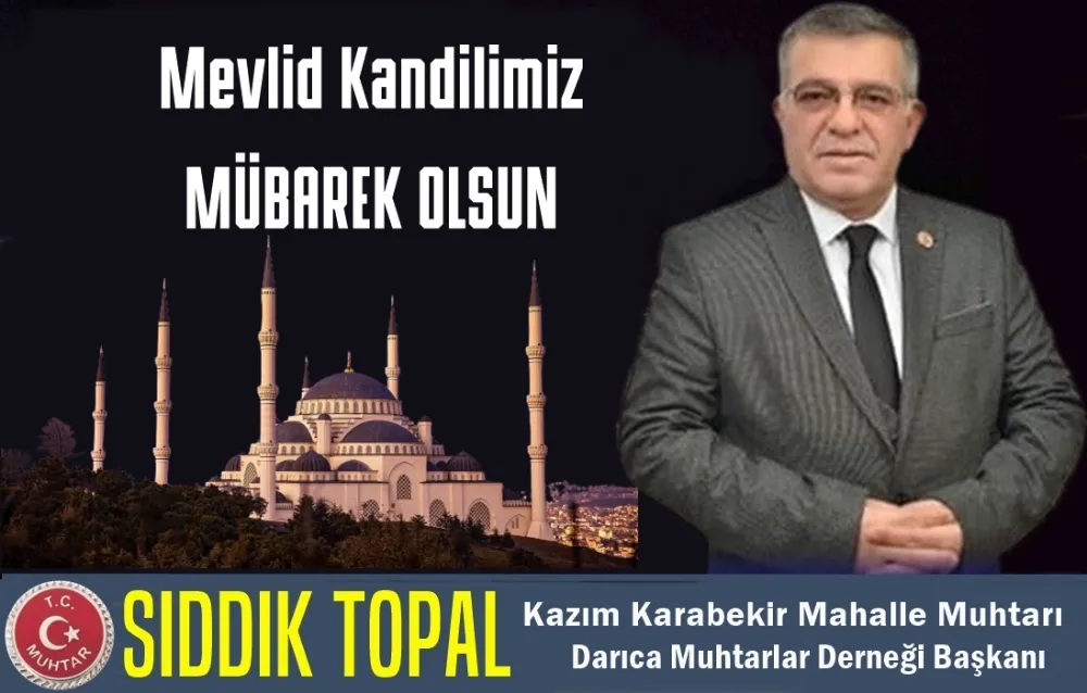 Topal mevlid kandilini kutladı