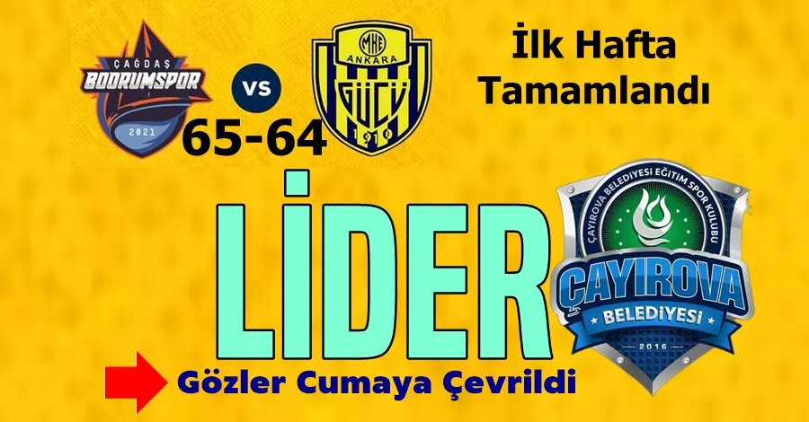 İlk hafta tamamlandı...TBL