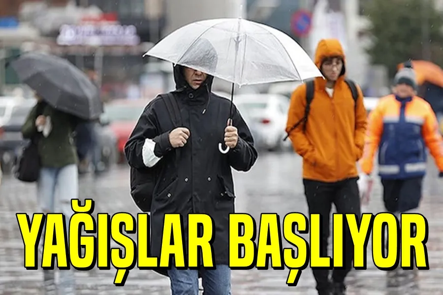 Yağışlar Başlıyor