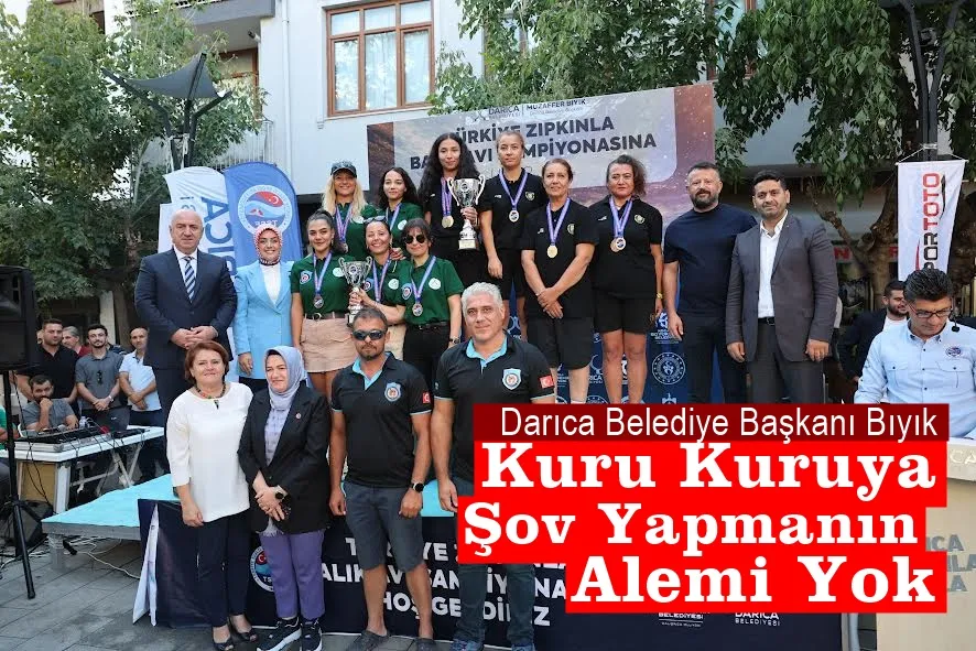 Başkan Bıyık: “Kuru kuruya şov yapmanın alemi yok”