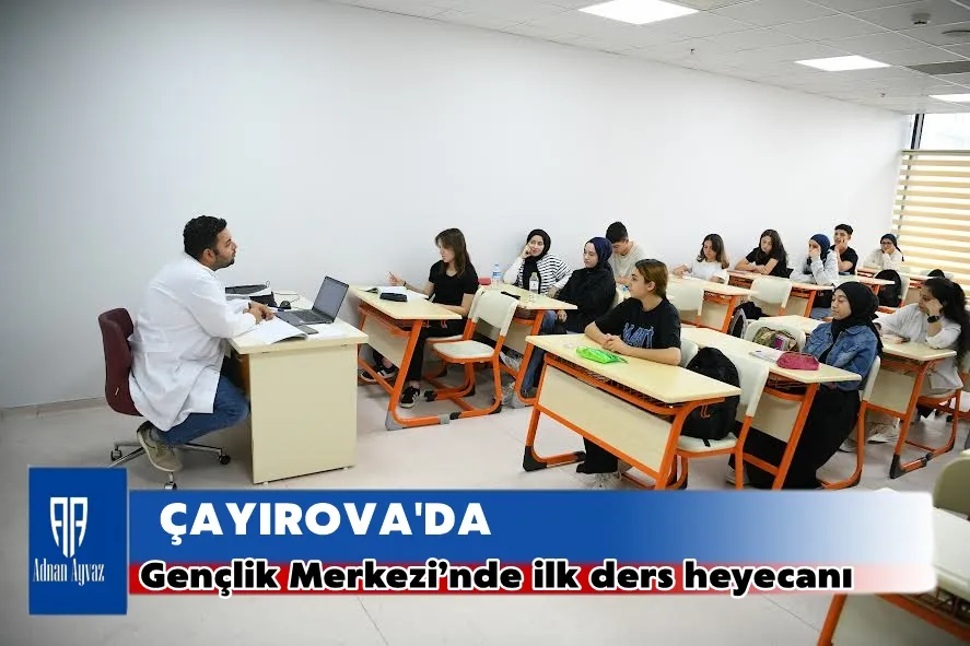 Çayırova Gençlik Merkezi’nde ilk ders heyecanı